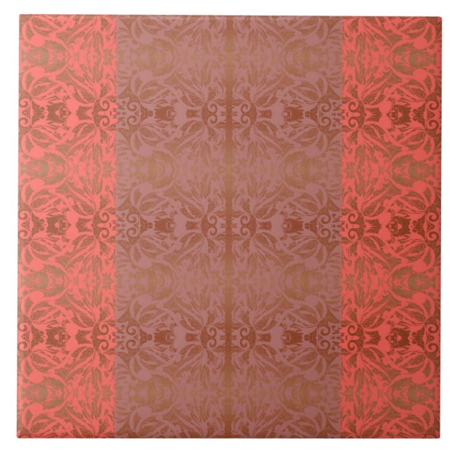 african pattern ceramic tile (Front)