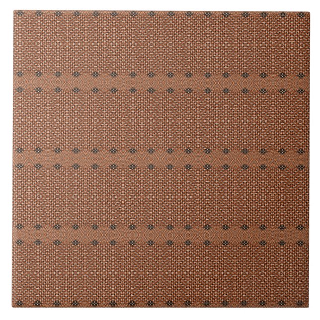 african pattern ceramic tile (Front)