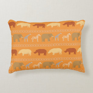 African pattern decorative cushion