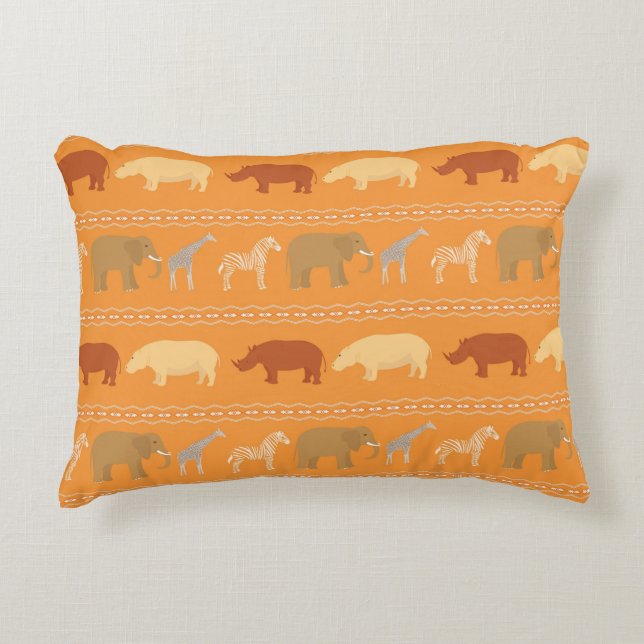 African pattern decorative cushion (Front)