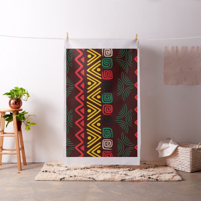 African pattern fabric (In Situ)