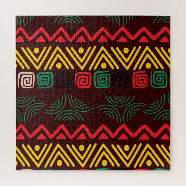 African pattern jigsaw puzzle (Vertical)