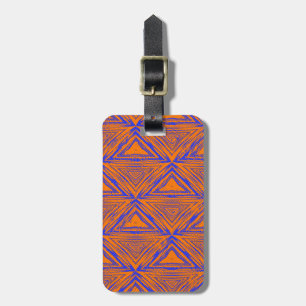 AFRICAN PATTERN LUGGAGE TAG