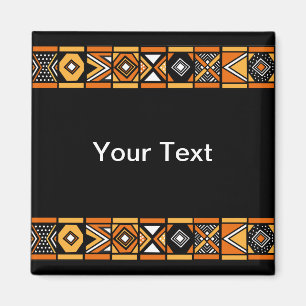 African pattern magnet