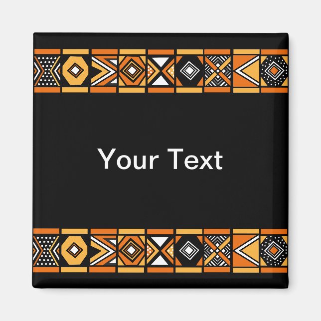 African pattern magnet (Front)