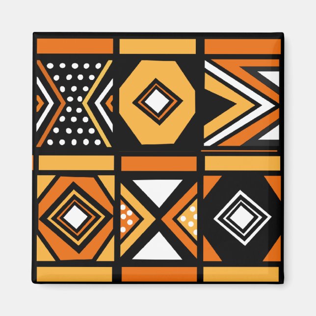 African pattern magnet (Front)