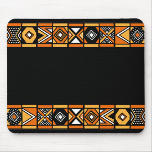 African pattern mouse pad