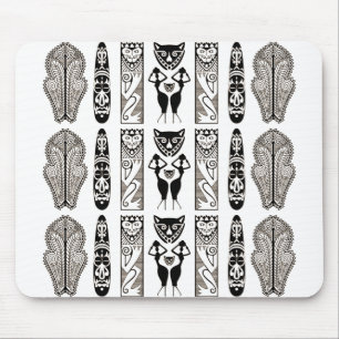 African Pattern Mouse Pad
