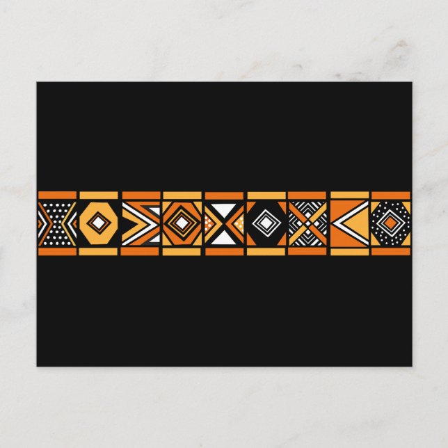 African pattern postcard (Front)