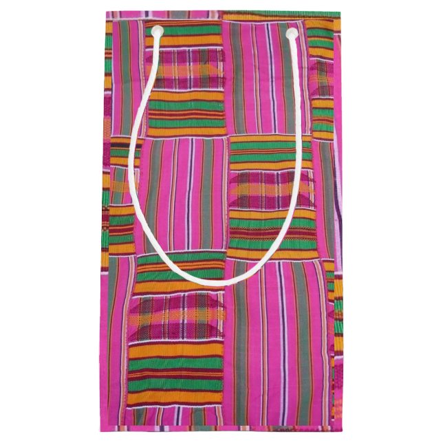 African Pattern Small Gift Bag (Front)