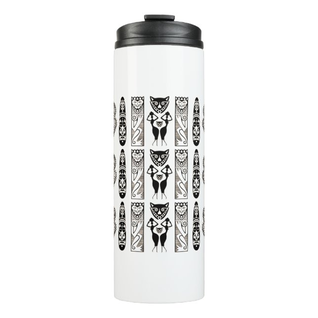 African Pattern Thermal Tumbler (Front)