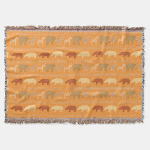 African pattern throw blanket