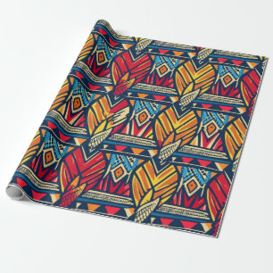 African Pattern  Wrapping Paper