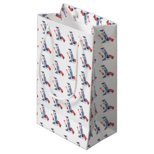 African Penguin with a Suitcase Small Gift Bag