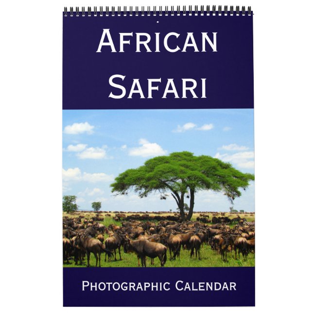african photographic safari 2026 calendar (Cover)