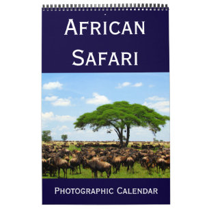 african photographic safari 2026 calendar