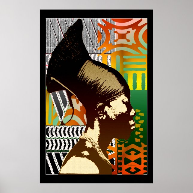 African Pop Art Poster (Front)