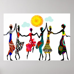 African Praise Dance Poster