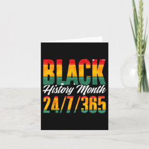 African Pride Black History Month African American Card