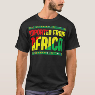 African Pride Black History Month Patriotic Africa T-Shirt