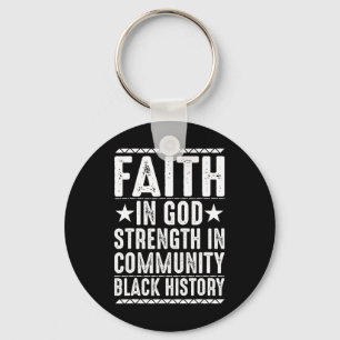 African Pride Juneteenth Black History Month Key Ring