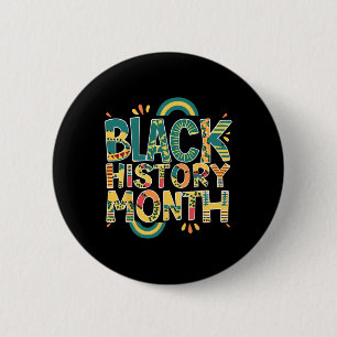 African Pride Men Black History Month 24 7 Bhm Wom 6 Cm Round Badge