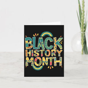 African Pride Men Black History Month 24 7 Bhm Wom Card