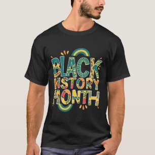 African Pride Men Black History Month 24 7 Bhm Wom T-Shirt