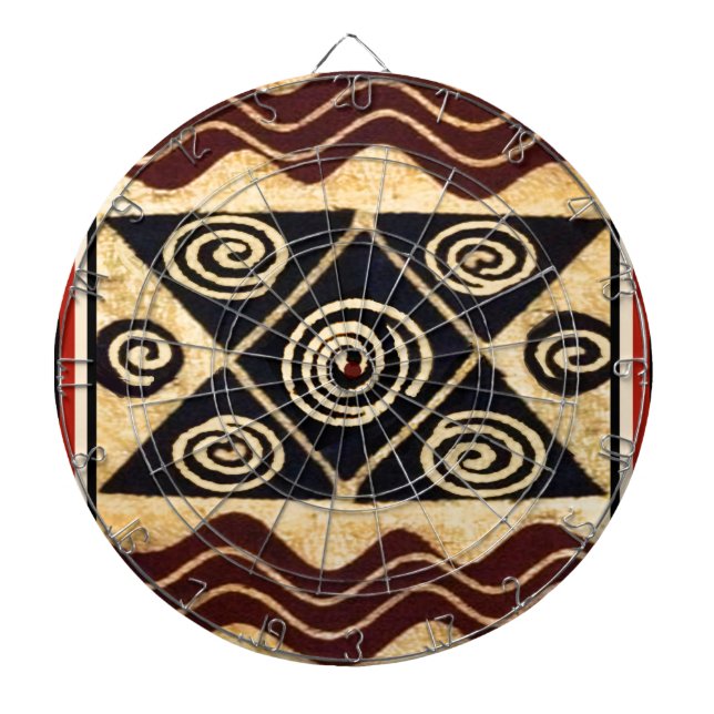 African Primordial Decor Dartboard (Front)