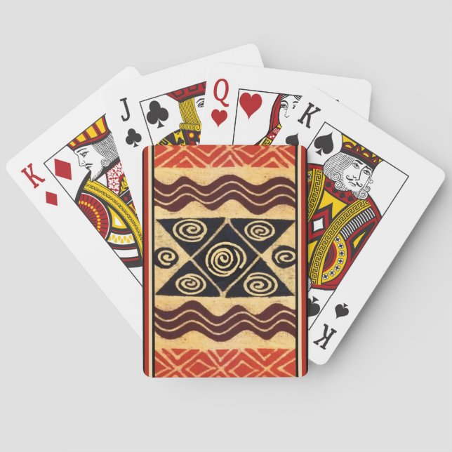 African Primordial Decor Playing Cards (Back)