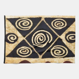African Primordial Decor Tea Towel