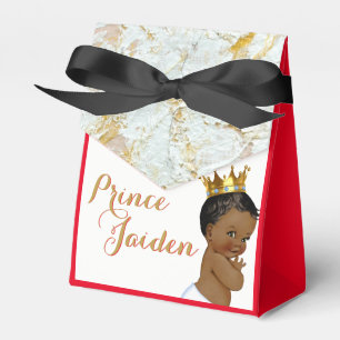 African Prince Royal FANCY Baby Shower Tent Favour Favour Box