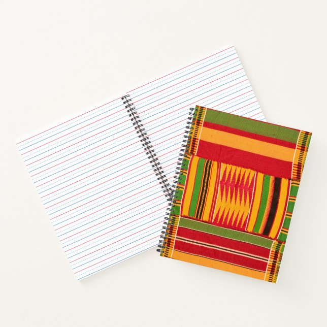 African Print 8.5 x 11 Notebook (Inside)