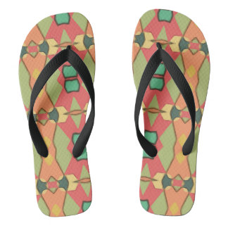 african print adult flip flops