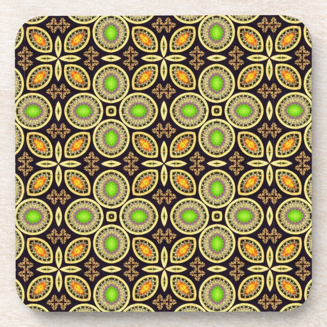 african print coaster (Front)