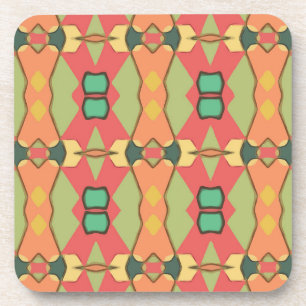 african print coaster set