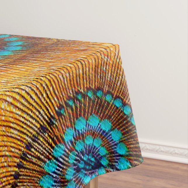 African Print Colour Blocking, Tablecloth (In Situ)