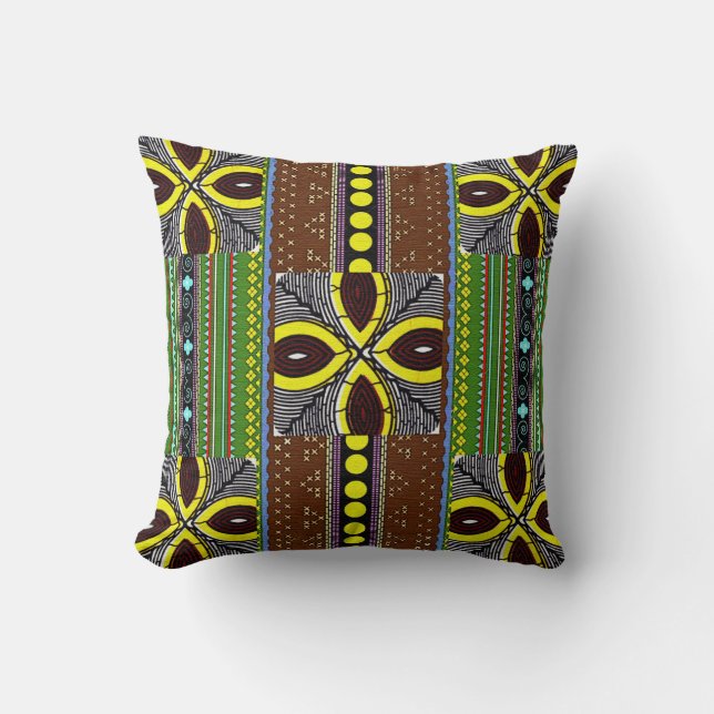 African Print Cushion (Front)