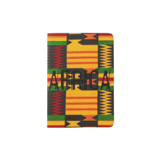 African Print Design Passport Holder Ethnic