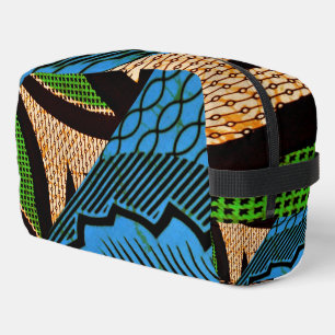 African Print Dopp Kit
