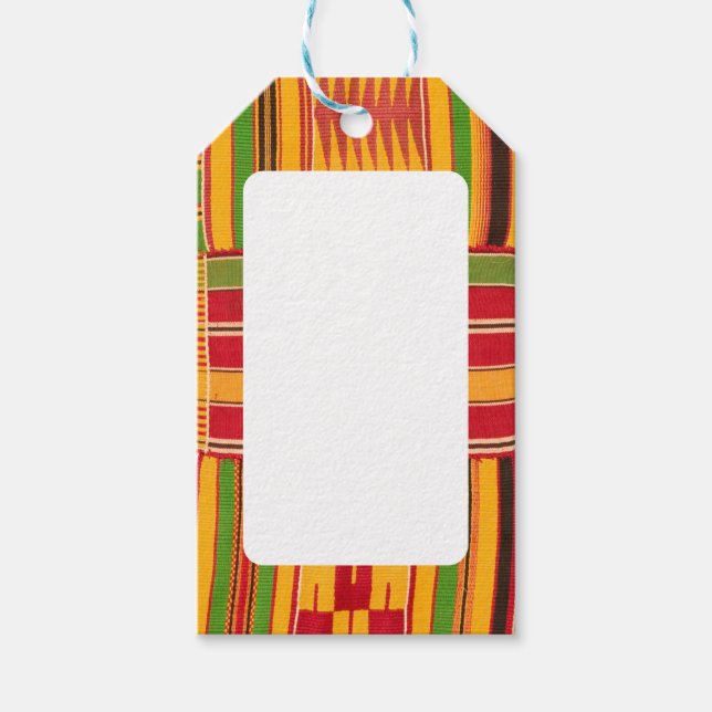 African Print Gift Tags (Front)