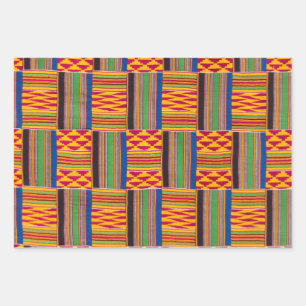African Print Gift Wrapping Paper