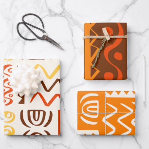 African Print Gift Wrapping Paper