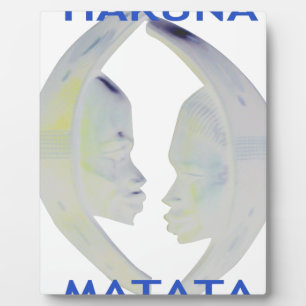 African Print Hakuna Matata Design Plaque
