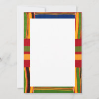 African Print Invitations & Announcements