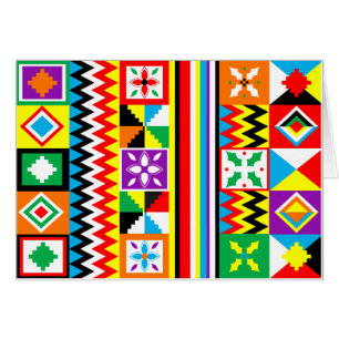 African Print Kente Cloth Tribal Pattern
