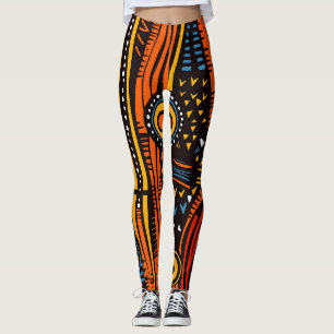 African Print  Leggings