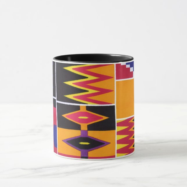African Print Mug (Center)