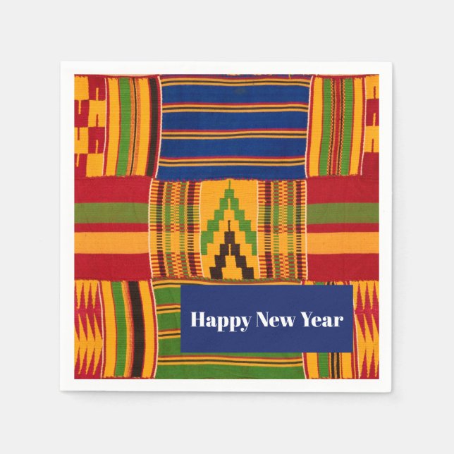 African Print Napkin (Front)