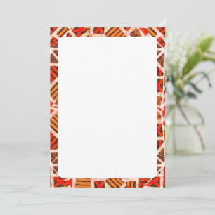 African Print Save the Date Card
